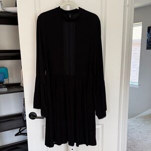 Torrid Black Long Sleeve Dress SZ2